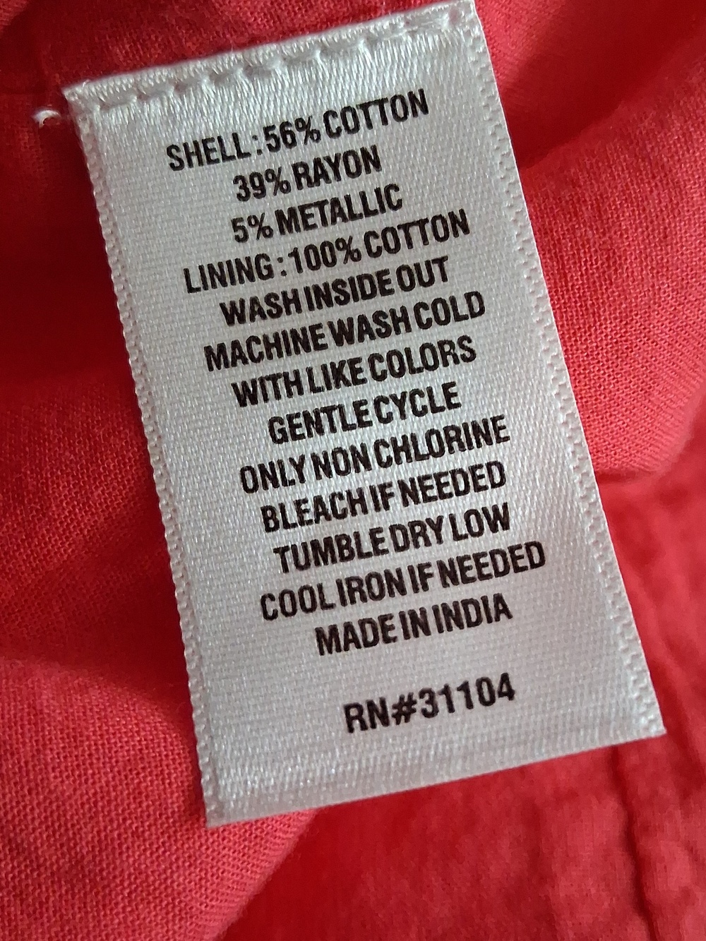 Crown & Ivy Red Sleeveless Blouse - Picture 7 of 7
